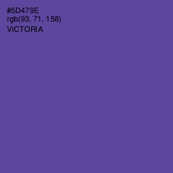 #5D479E - Victoria Color Image