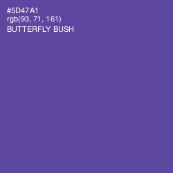 #5D47A1 - Butterfly Bush Color Image