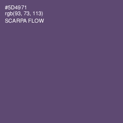 #5D4971 - Scarpa Flow Color Image