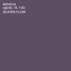 #5D4E64 - Scarpa Flow Color Image