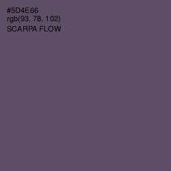 #5D4E66 - Scarpa Flow Color Image