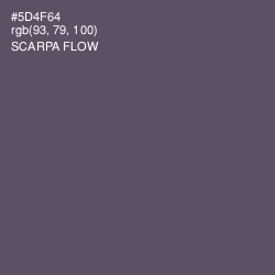 #5D4F64 - Scarpa Flow Color Image