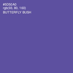 #5D50A0 - Butterfly Bush Color Image