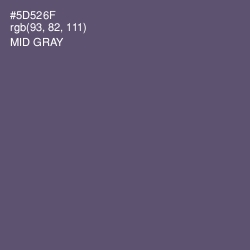 #5D526F - Mid Gray Color Image