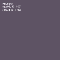 #5D5364 - Scarpa Flow Color Image