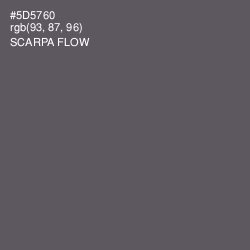 #5D5760 - Scarpa Flow Color Image