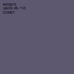 #5D5870 - Comet Color Image