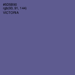 #5D5B90 - Victoria Color Image