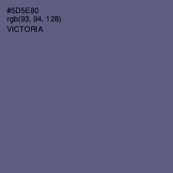 #5D5E80 - Victoria Color Image