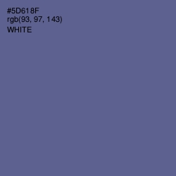 #5D618F - Waikawa Gray Color Image