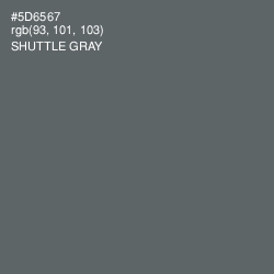 #5D6567 - Shuttle Gray Color Image