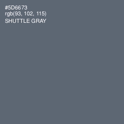 #5D6673 - Shuttle Gray Color Image