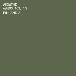 #5D674D - Finlandia Color Image