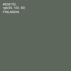 #5D675C - Finlandia Color Image