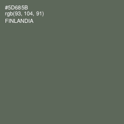 #5D685B - Finlandia Color Image
