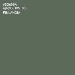 #5D695A - Finlandia Color Image