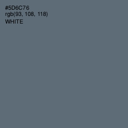 #5D6C76 - Shuttle Gray Color Image