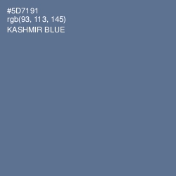 #5D7191 - Kashmir Blue Color Image