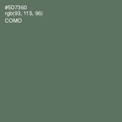 #5D7360 - Como Color Image