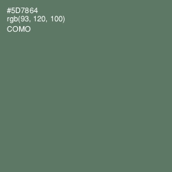 #5D7864 - Como Color Image