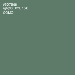 #5D7B68 - Como Color Image