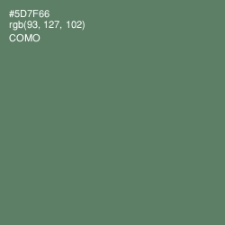 #5D7F66 - Como Color Image