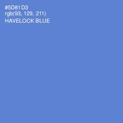 #5D81D3 - Havelock Blue Color Image