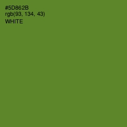 #5D862B - Olive Drab Color Image