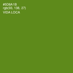 #5D8A1B - Vida Loca Color Image