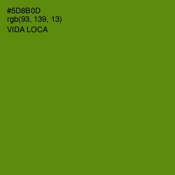 #5D8B0D - Vida Loca Color Image