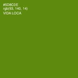 #5D8C0E - Vida Loca Color Image