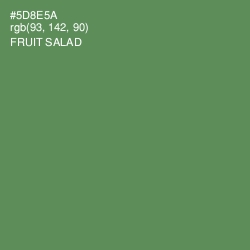 #5D8E5A - Fruit Salad Color Image