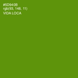 #5D940B - Vida Loca Color Image