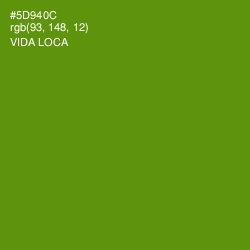 #5D940C - Vida Loca Color Image