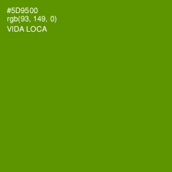 #5D9500 - Vida Loca Color Image