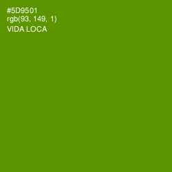 #5D9501 - Vida Loca Color Image