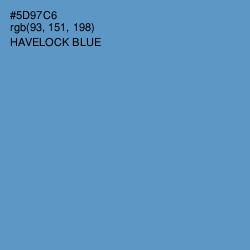 #5D97C6 - Havelock Blue Color Image