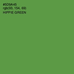 #5D9A45 - Hippie Green Color Image