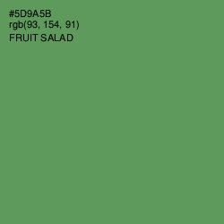 #5D9A5B - Fruit Salad Color Image