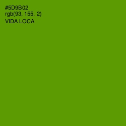 #5D9B02 - Vida Loca Color Image