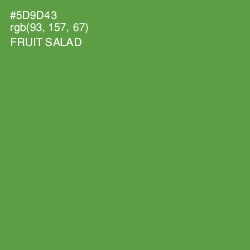 #5D9D43 - Fruit Salad Color Image