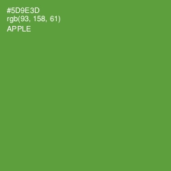 #5D9E3D - Apple Color Image