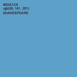 #5DA1C9 - Shakespeare Color Image