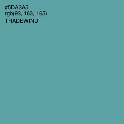 #5DA3A5 - Tradewind Color Image