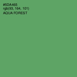 #5DA465 - Aqua Forest Color Image