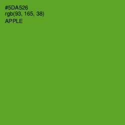#5DA526 - Apple Color Image