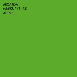 #5DAB2A - Apple Color Image