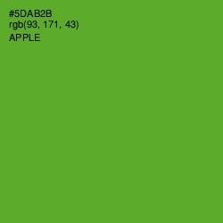 #5DAB2B - Apple Color Image