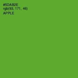 #5DAB2E - Apple Color Image