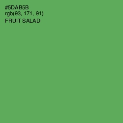 #5DAB5B - Fruit Salad Color Image